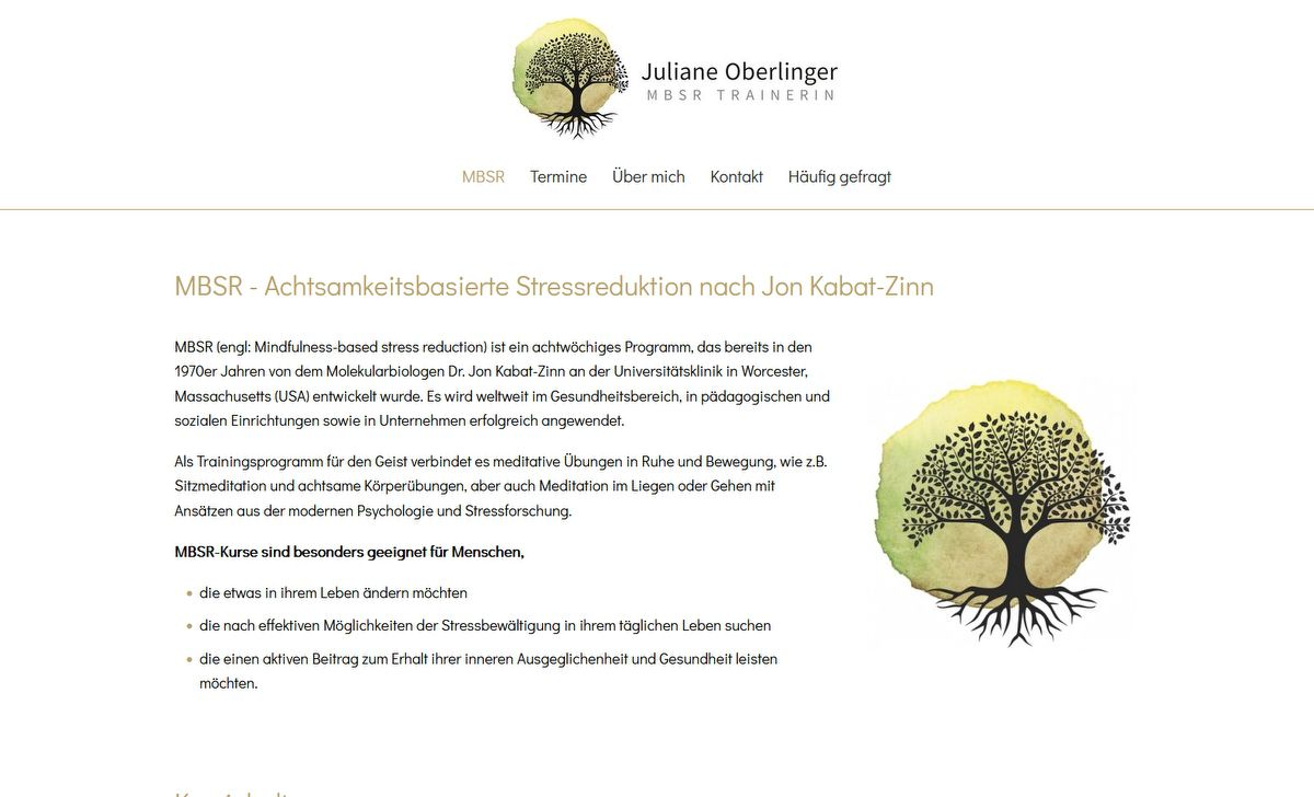 Juliane Oberlinger - MBSR